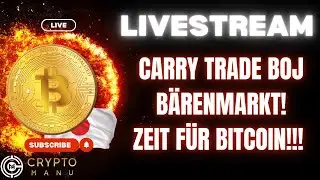 KRYPTO LIVE TRADING 🔴! BOJ IS COMING! 🚨 CRYPTO BODEN ERREICHT?! BITCOIN & ALTCOINS!