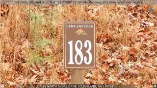 Priced at $100,000 - Lot183 North Shore Drive, Cleveland, GA 30528