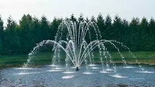 Плавающий фонтан Aqua Control серии Display Aerator с насадкой Double Arch