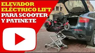 LIFT Elevadora El&eacute;ctrica para maletero de Coches | Scooter Movilidad y Patinetes El&eacute;ctricos