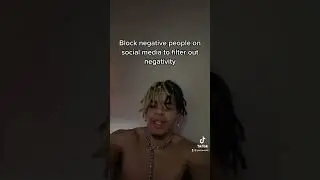 Block negative people on social media apps
