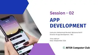 Session 02: Setup Flutter & create new project || App Development NCC || Flutter Development