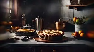 Delicious Pie Cooling by the Window 🥧 &mdash; Gentle Piano Music 🎹 &mdash; Cozy Fall Baking Ambience & ASMR 🥐