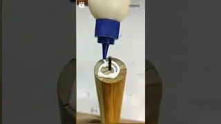 Best joint ever of two round wood pieces.