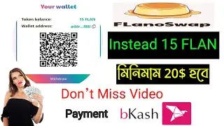 FlanoSwap Exchange Instant 15 FLAN Token পাবেন মিনিমাম $20 হবে