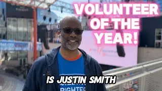 Justin Smith won Volunteer of the YEAR!