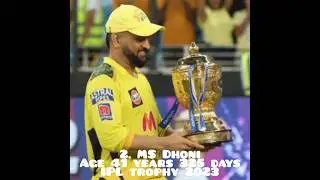 Oldest Caption To Win T20 Trophy #ytviral #cricket #cricketfans #ipl #cwc2023 #yt #bcci #pcb #psl