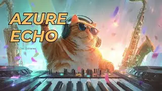 Azure Echo 💙 Piano & Saxophone Energetic EDM | Spring Festival Vibes | DJ Cat Universe | 4K