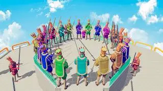 Battle Royale On The Simulation MAP | Totally Accurate Battle Simulator-TABS