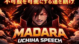 Wake Up To Reality! | Madara Uchiha Speech #madara #wakeuptoreality #uchiha #speech #motivation 