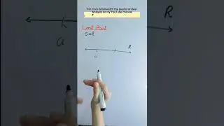 limit point of a set sequence #maths #mcqs #tricks #shorts #youtubeshorts #mathematics #video #PhD