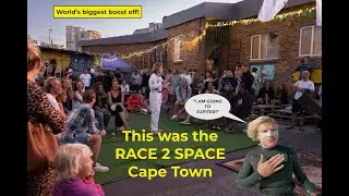 Our BIGGEST KITESURFING BOOST OFF YET! BAKL x Race2Space Cape town || SpaceX Kitesurfing