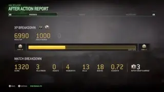 Cod mwr grindind 2x xp and credits