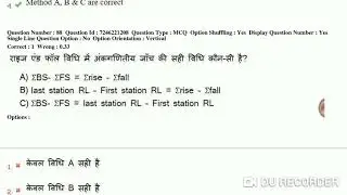LMRC JE CIVIL ENGINEERING QUESTION PAPER WITH ANSWERS 13/05/18 1ST SHIFT