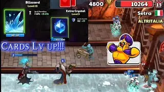 Blizzard & Extra Crystal Lv up! | Castle Crush Việt Nam | Arashi Kaen