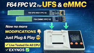 F64 NEW UFS ISP FPC SOCKET FOR NO MODIFICATIONS WORKING ANY CHIP OF UFS 🛠️🛠️✅
