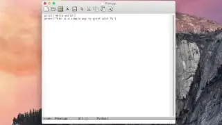 Create a file with Python and run it from command line!
