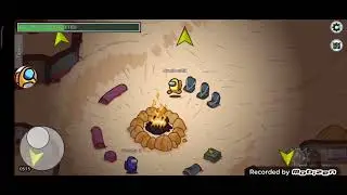 yellow crewmate playing among us new update (new map+ new tasks)