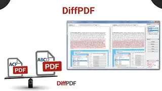 DiffPDF review | how to use DiffPdf  compare two PDF files