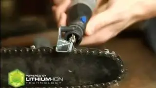 Afiar motoserra - Dremel