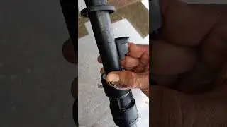 Membuka Fitting Pushon HDPE, - Sambungan Pipa HITAM #idetukang #perpipaan #pipa