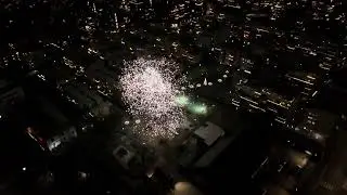 Welcome 2026 #happynewyear #rooftop #dji #newyear #funtimerecords #firework #drone