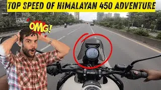 Top speed of Himalayan 450 Adventure 2025 | #himalayan450 #topspeed #adventurebike #automobile