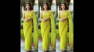 Latest party wear designer saree collections // designer wedding sarees 2019
