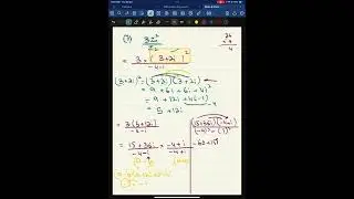 Complex number basic operations