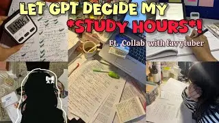 LET GPT DECIDE MY *STUDY HOURS* 🥴| STUDY VLOG CLASS 10 | CLASS 10 STUDY 