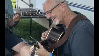 Blue Virginia Blues - Campground Neighbors Sing Together #GalaxFiddle