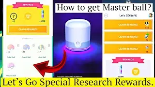 LET'S GO Pokemon Go Special Research Rewards | MASTER BALL Pokemon Go | Rising Shadows Pokemon Go