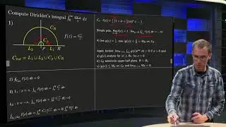 Keyhole integration - Dirichlet's integral