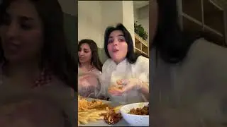 تجربة ميس دعاء و ايمان سي فود 😍