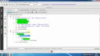 PWCT: The Syntax Directed Editor and the VPL Compiler