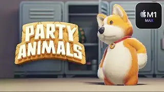 Party Animals на Mac! (CrossOver 22 + GPTK) (M1 Max)
