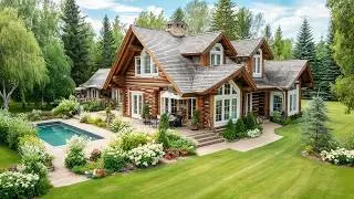 Discover the SECRETS of Building a PERFECT Log Cabin | Building a Unique Home with Modern Features