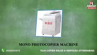 Photocopier Machine and Spare Parts By Teja Copier Sales & Services, Cyberabad