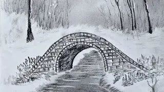 Sketch of a beautiful scenery 