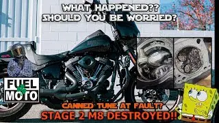 Harley Davidson M8 Destroyed by Tune?? How?? Harley Stage 2 Problems