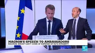 Macron's speech: Macron 