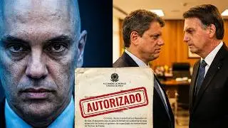 MORAES LIBEROU! O encontro secreto de TARCÍSIO e BOLSONARO que muda tudo em Brasília