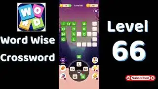 Word Wise Crossword Level 66 Answers 🧠🧩 | Relaxing Crossword Puzzle | SolutionGuruji