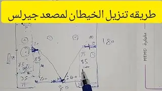 طريقه تنزيل الخيطان لمصعد جيرلس بدون مخطط