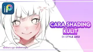 Cara shading kulit menggunakan Ibispaint dan jari saja || TUTORIAL || Read desk!