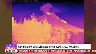 Uson namataan muli sa bulkang mayon, alert level 3 nananatili