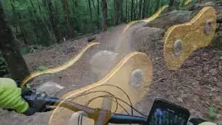 Mountain Bike Dupont Ridgeline, Great Flow Trail in  Brevard, North Carolina MTB