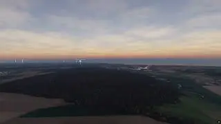Sunrise Flight from (LFAE) Seine-Maritime, Normandy, France to (LFAB) Dieppe, Normandy, France