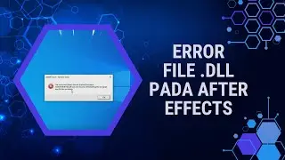 Error msvpc100.dll msvpc140.dll dan lainnya pada After Effect