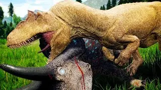 Alossauro Golden! Em busca da Caçada Perfeita! ILHA DOS T-REX (#1) | The Isle Realismo | (PT/BR)